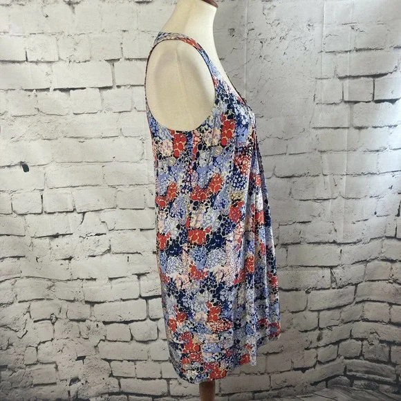 Ali Ra Womens 100% silk Sleeveless floral dress Size 4 - Picture 4 of 11